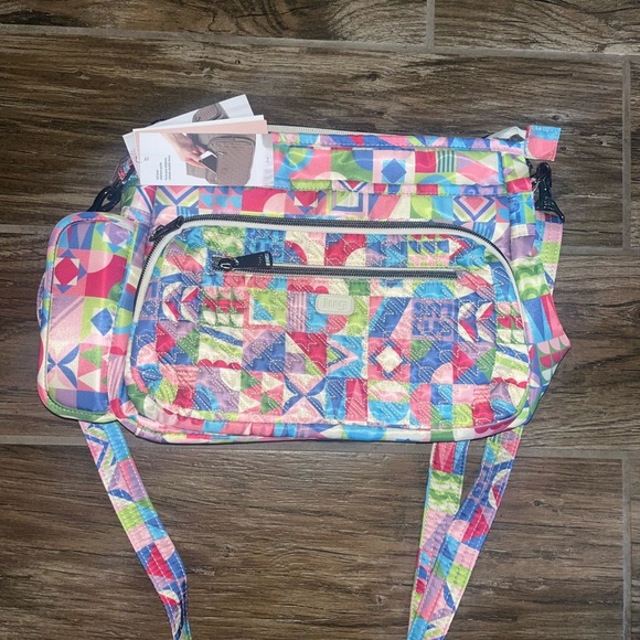 lug Handbags - NWT Lug Shimmy SE Crossbody Bag in the "Small World" pattern